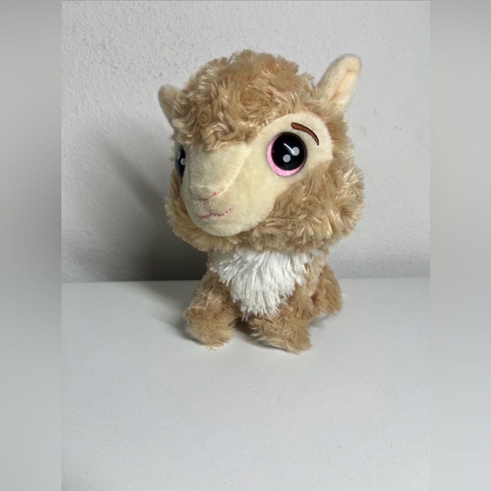 Russ Little Peepers Fluffy The Llama 8" Brown And White